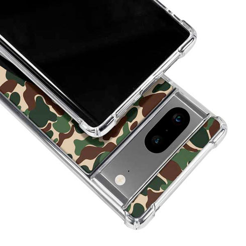 Shark Teeth Street Camo Google Pixel 8 Clear Case